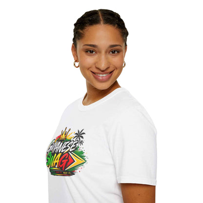 Guyanese Swag Signature Graphic T-Shirt, alternate product view 6