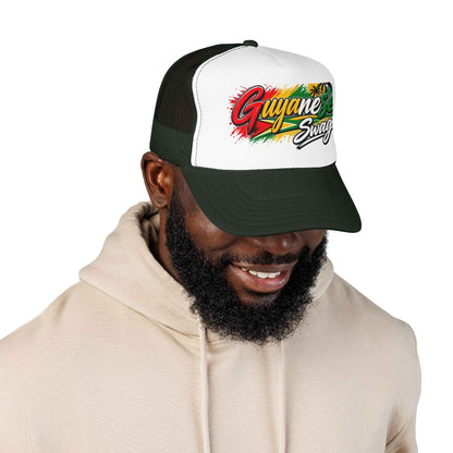 Guyanese Swag Signature Trucker Hat, alternate cap view, reference view 12