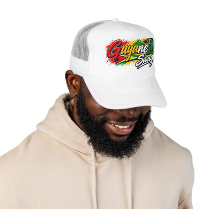 Guyanese Swag Signature Trucker Hat, alternate cap view, reference view 15