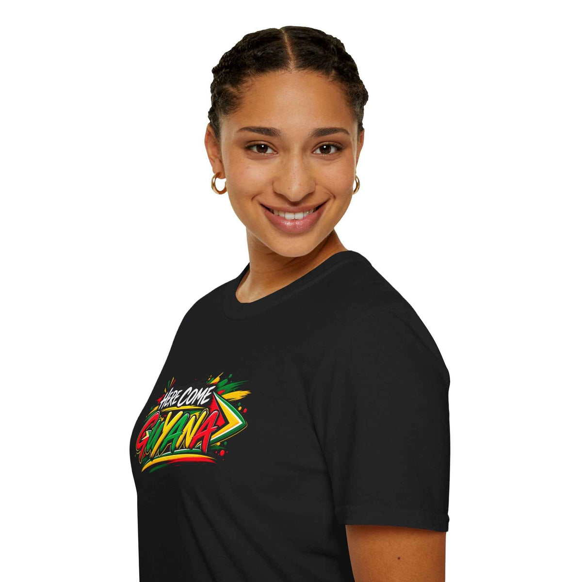 Here Come Guyana Unisex T-Shirt, alternate product view 13