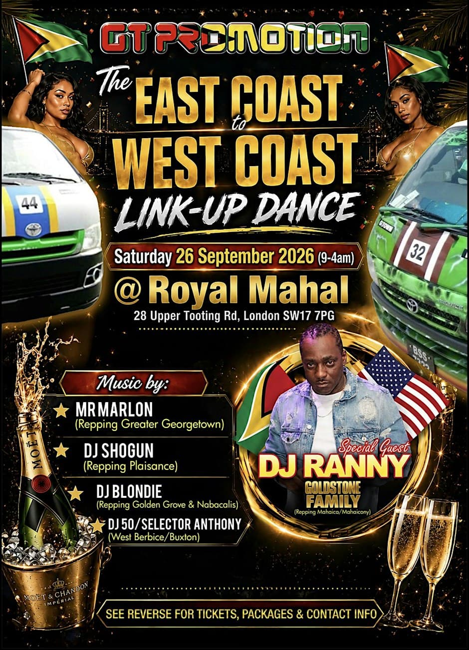 Guyana East Coast to West Coast Link-Up Dance