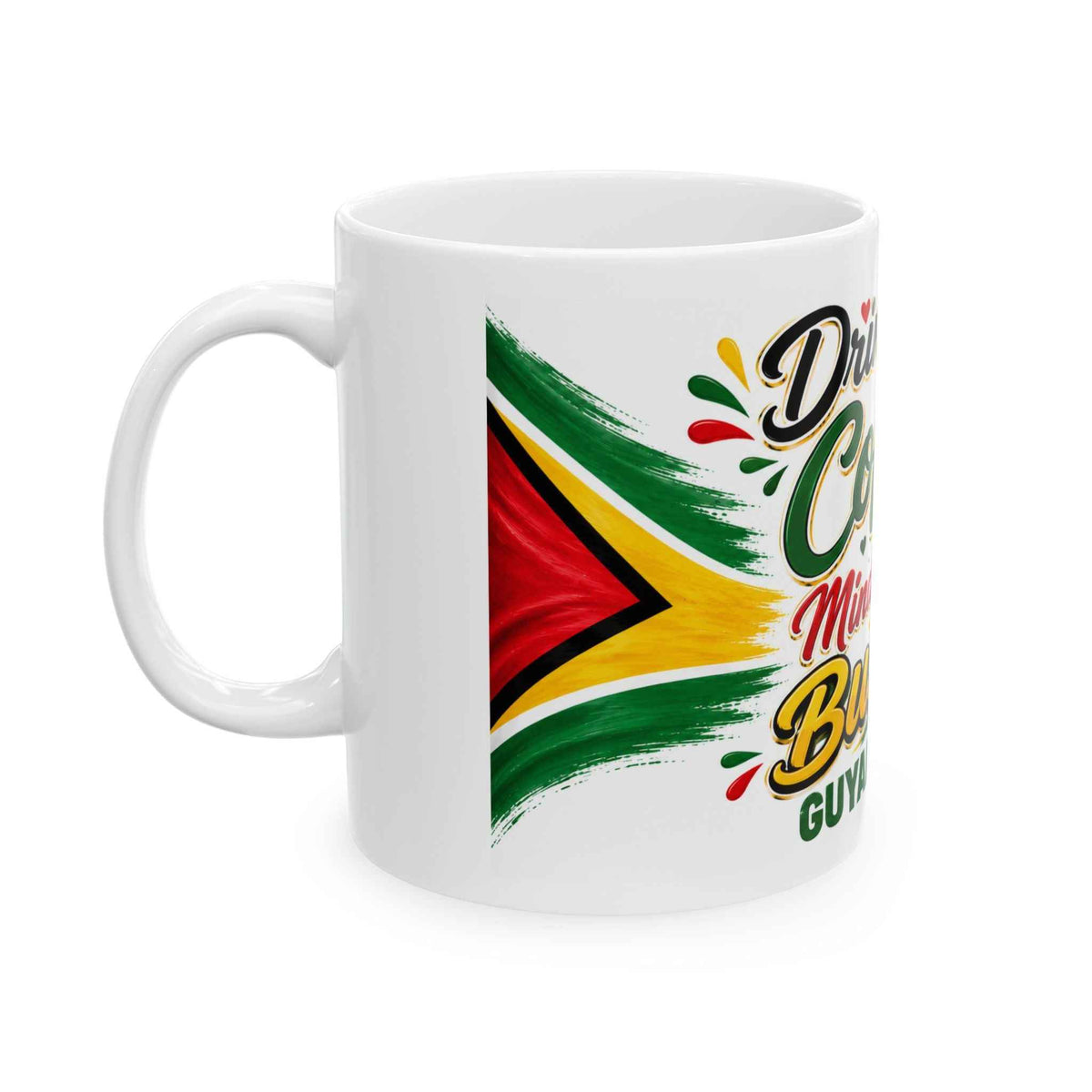 Minding My Business Coffee Mug, left side view