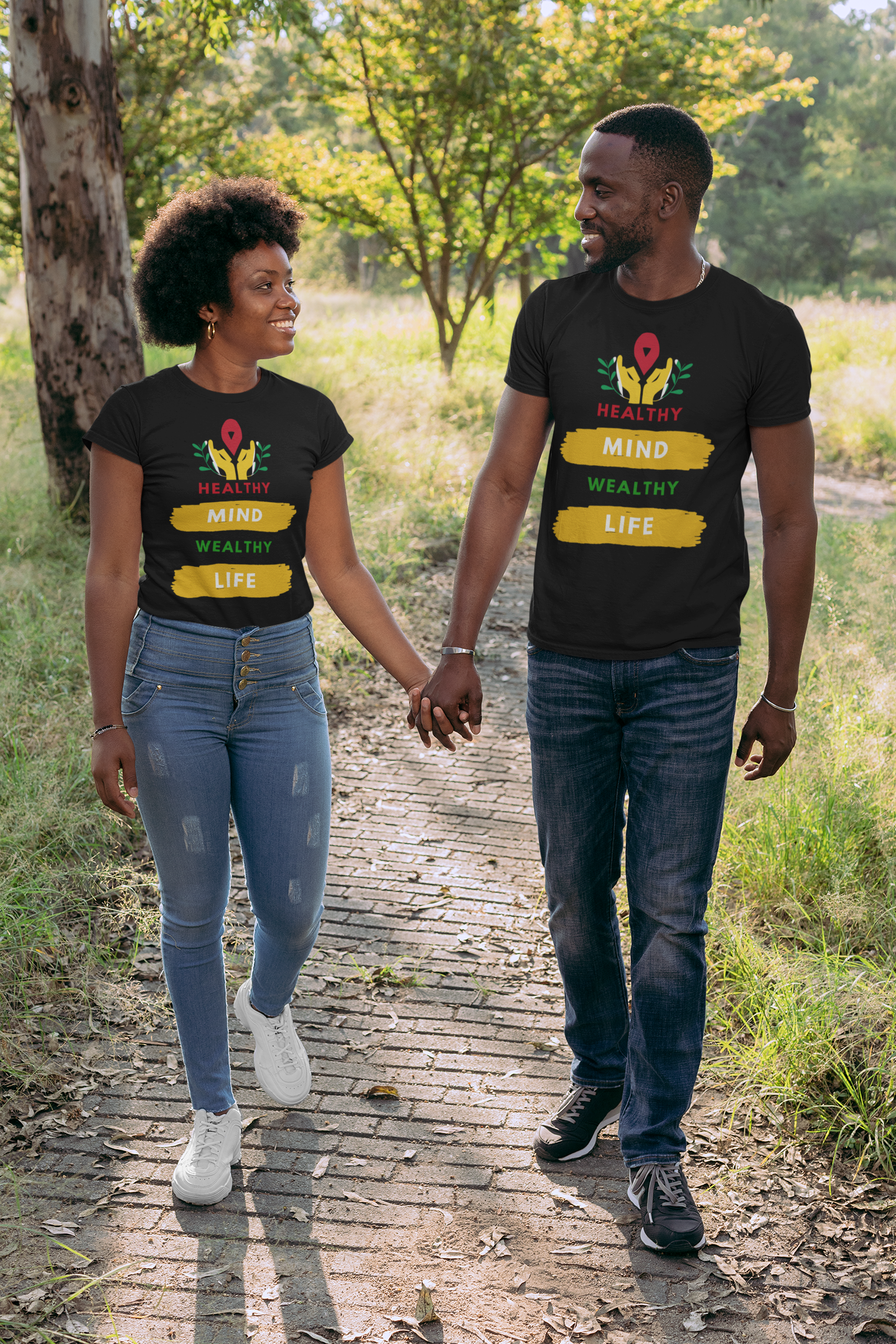Healthy Mind Wealthy Life Unisex Softstyle T-Shirt by Guyanese Swag
