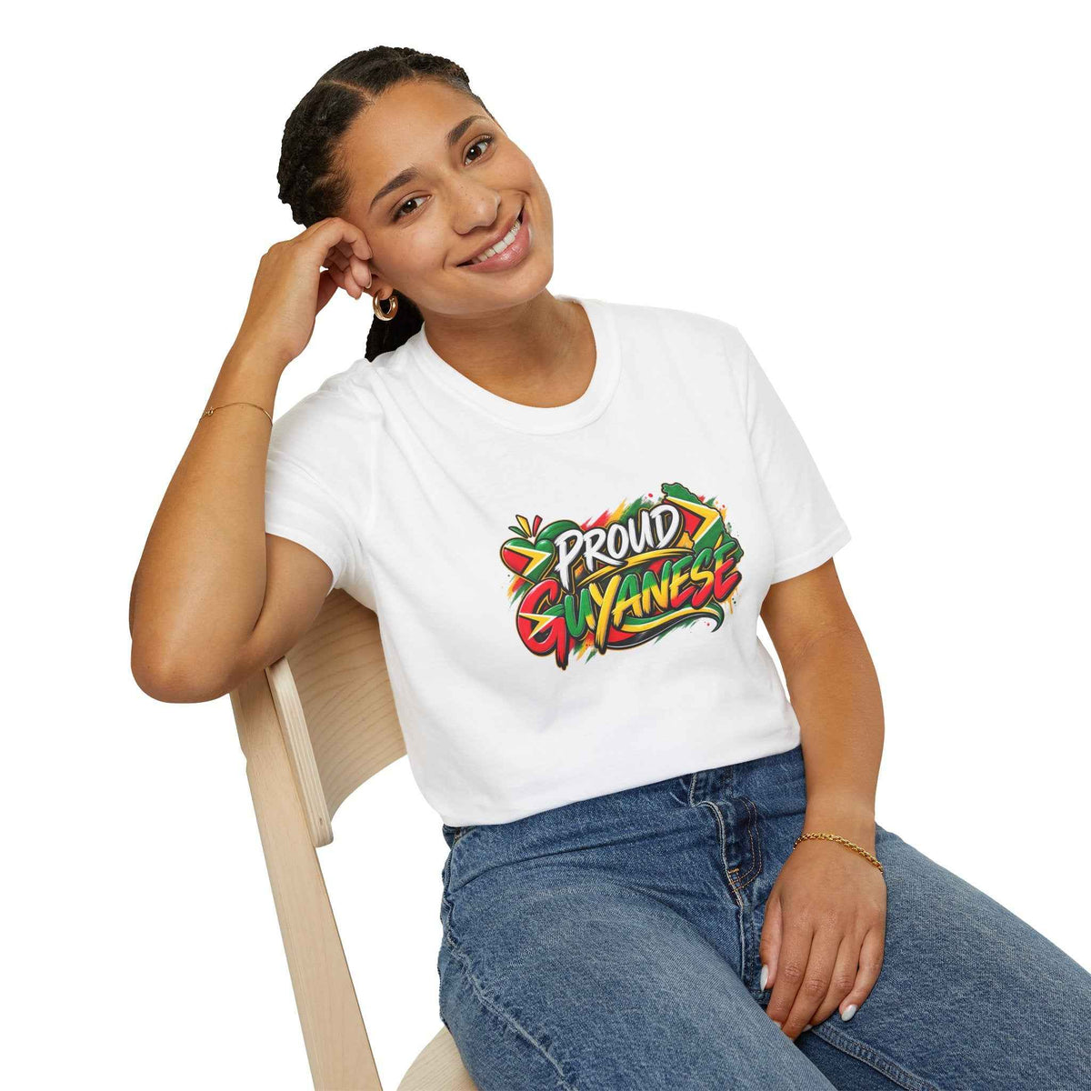 Proud Guyanese Unisex T-Shirt, alternate product view 7