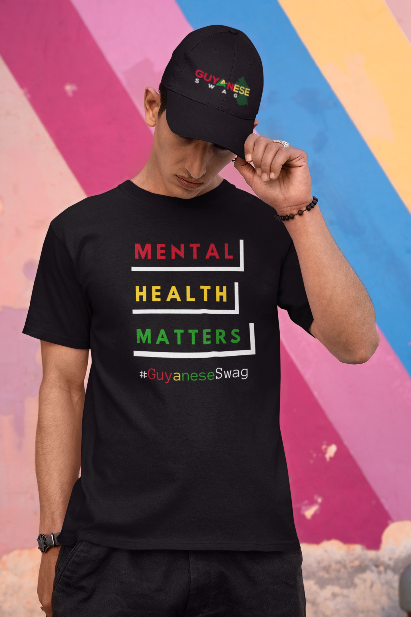Mental Health Matters Unisex Softstyle T-Shirt by Guyanese Swag
