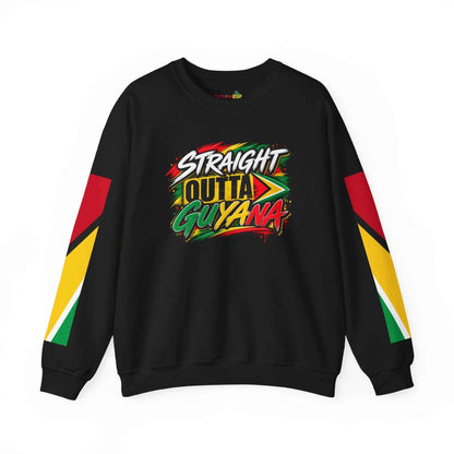 Straight Outta Guyana Crewneck Sweatshirt, front product view