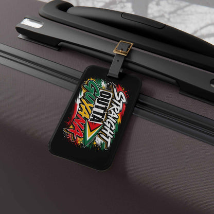 Straight Outta Guyana Flag Luggage Tag, alternate product view 5