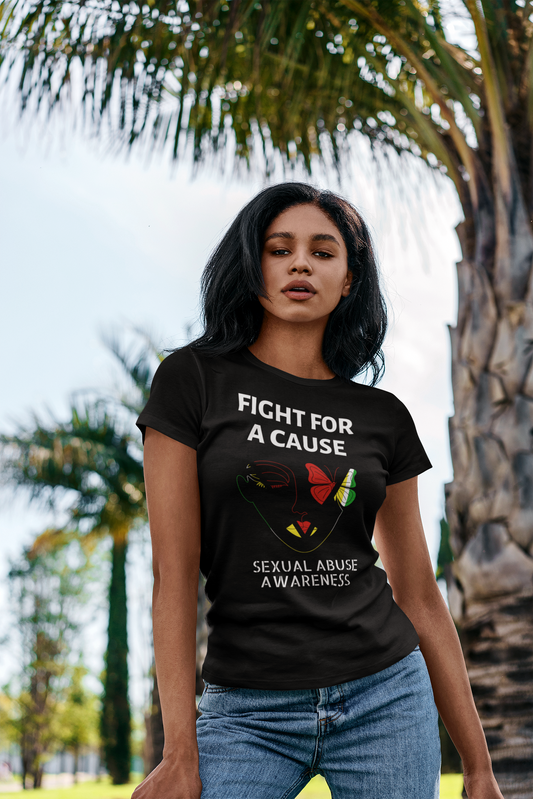 Fight For A Cause Women's Softstyle Tee by Guyanese Swag