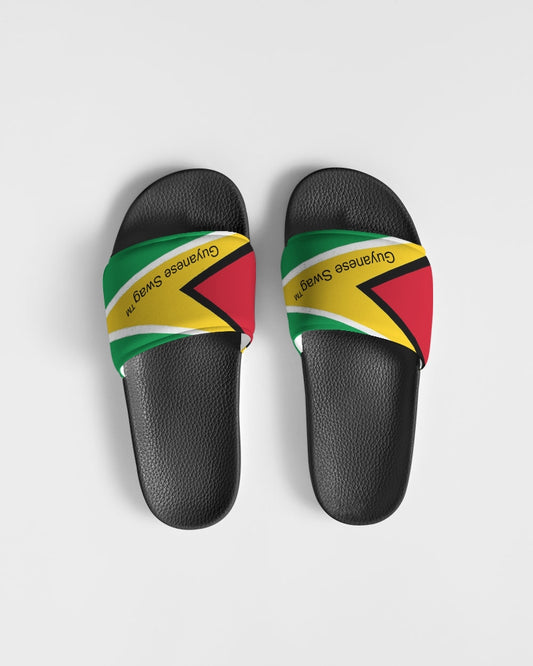 Guyanese Flag Women's Slide Sandal.