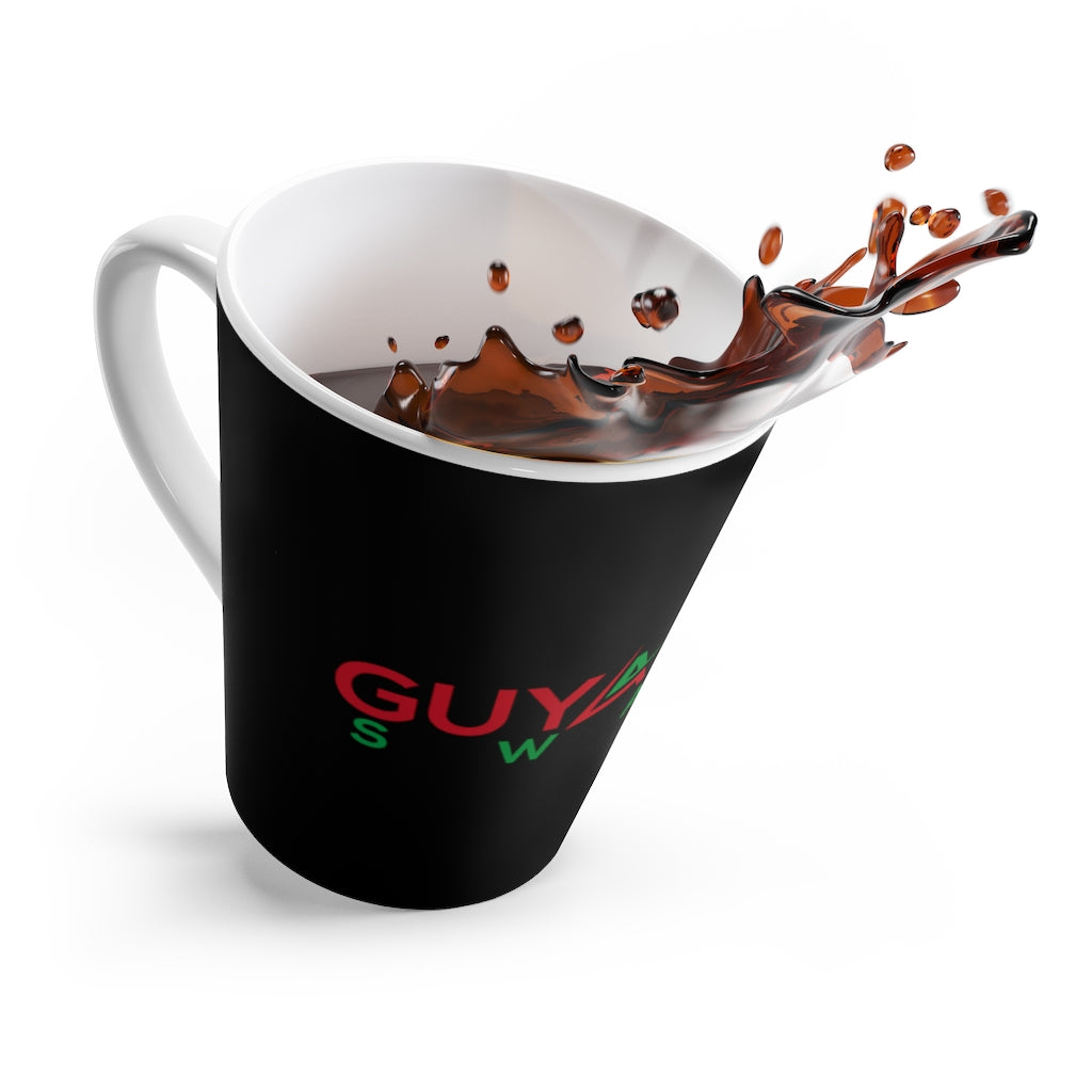 Guyanese Swag Guyana Map Latte Mug.