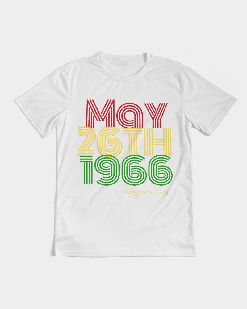 Guyana Independence Day May 26th 1966 Men's White Tee