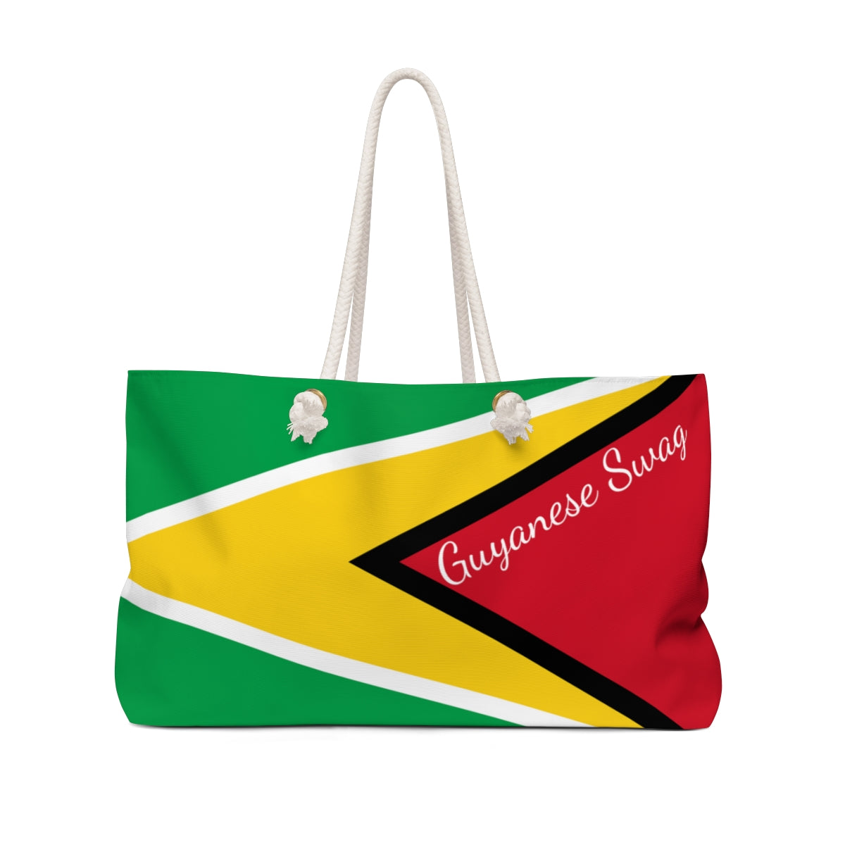 Guyanese Swag Guyana Flag Weekender Bag.