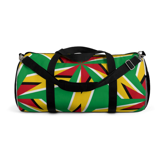 Abstract Guyana Flag Duffel Bag