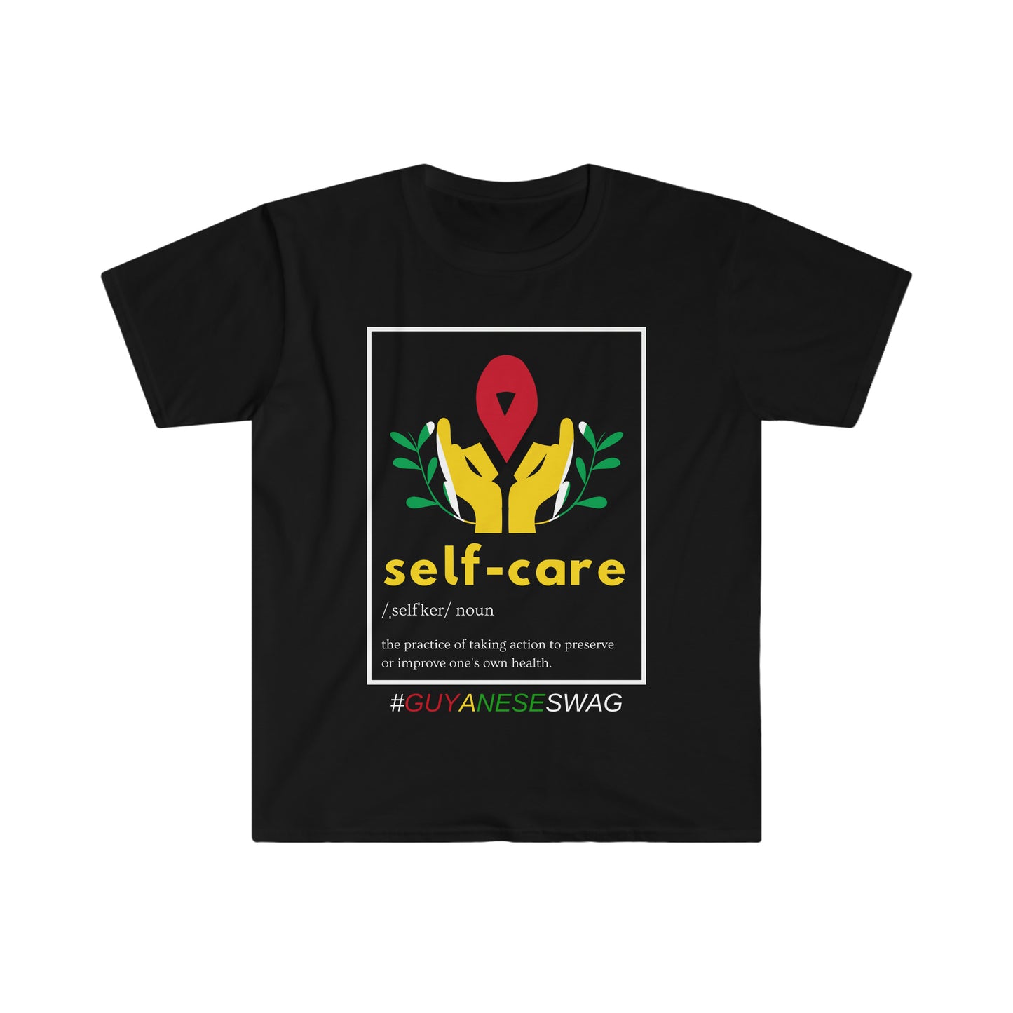 Self-Care Softstyle T-Shirt by Guyanese Swag