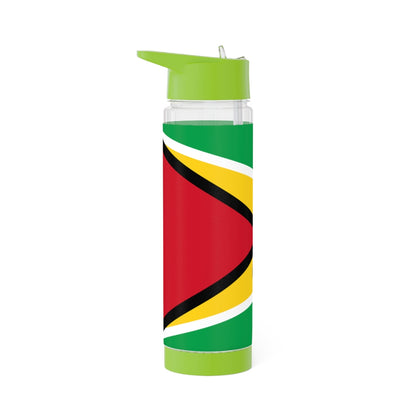 Guyana Flag Infuser Water Bottle