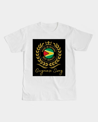 Guyanese Swag Ice Gold Green Men's Graphic Tee