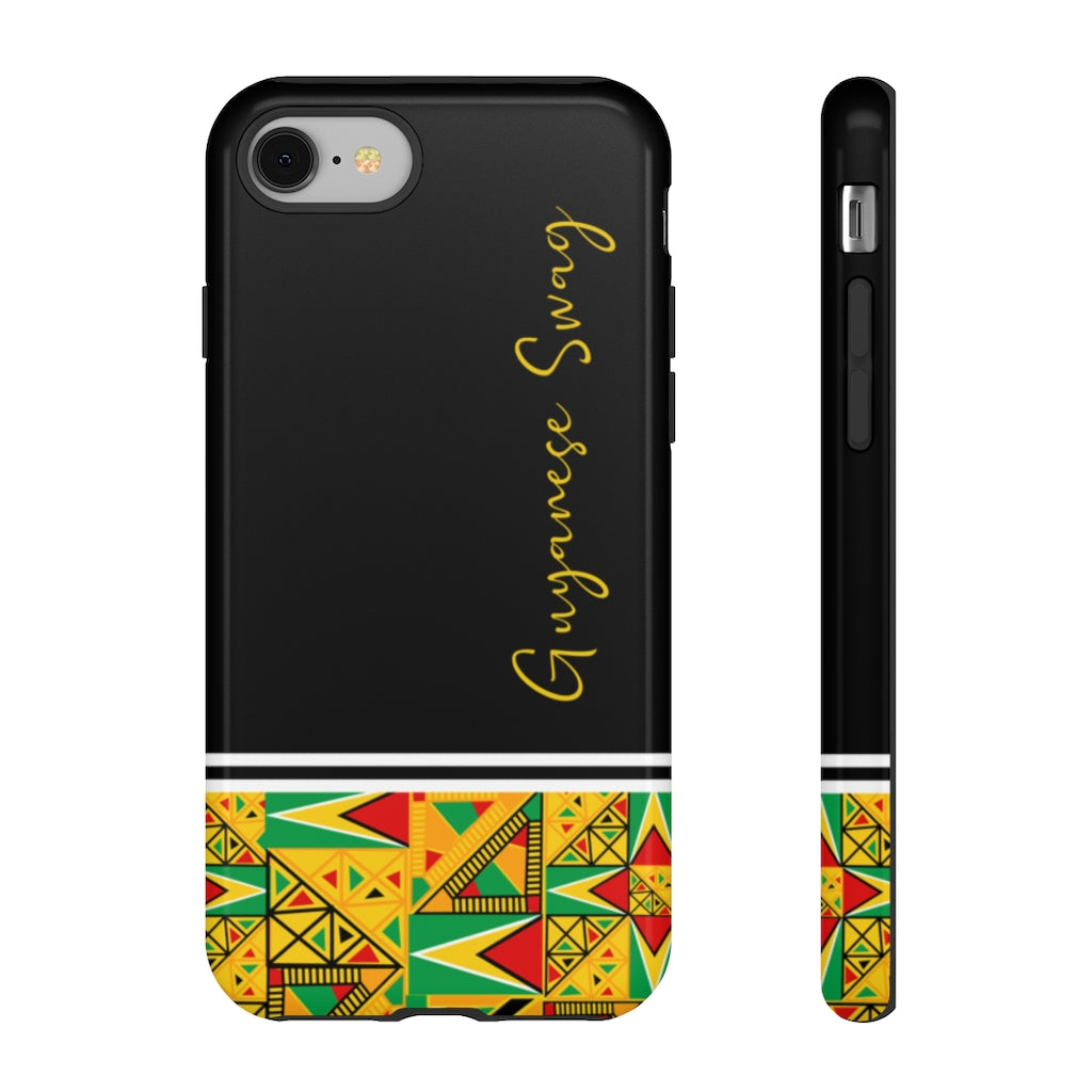 Guyanese Swag Guyana Tribal Print Tough Phone Case