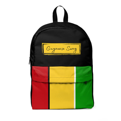 Guyanese Swag Ice Gold Green Guyana Unisex Classic Backpack.