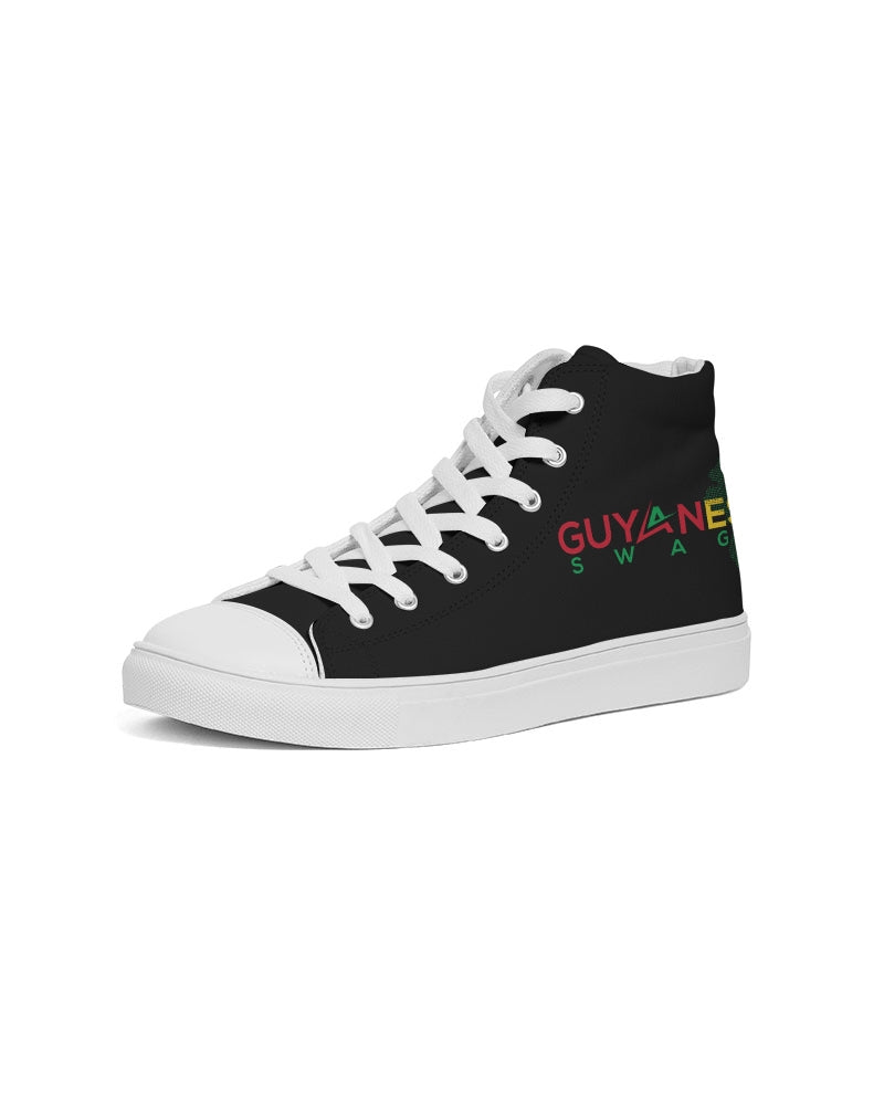 Guyanese Swag Guyana Map Men's Hightop Canvas Sneakers
