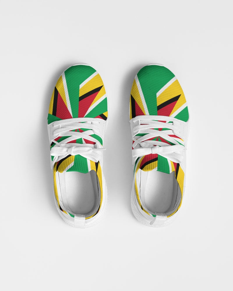 Guyanese Swag Flag Men's Two-Tone Sneaker