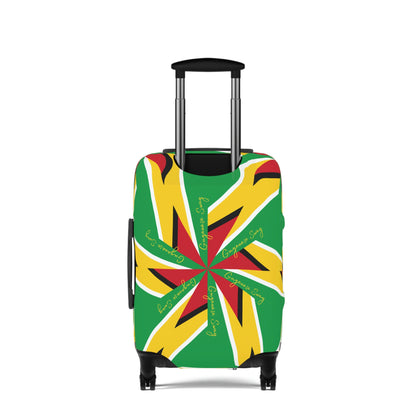 Abstract Guyana Flag Luggage Cover