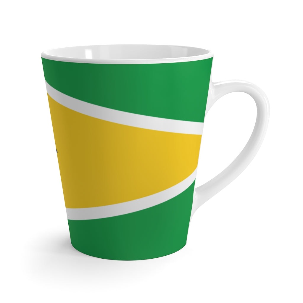 Guyana Flag Latte Mug