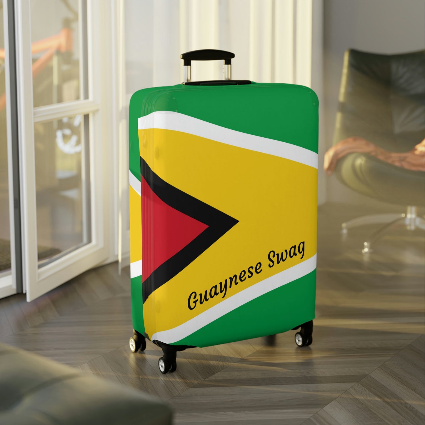 Guyana Flag Luggage Cover