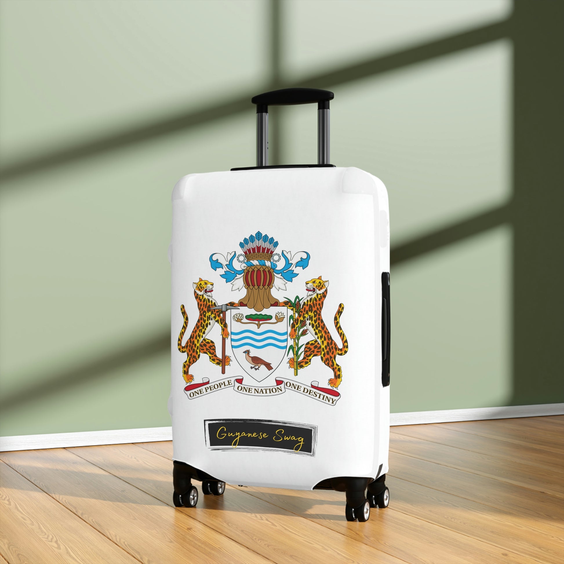 Guyana Coat of Arms Luggage Cover.