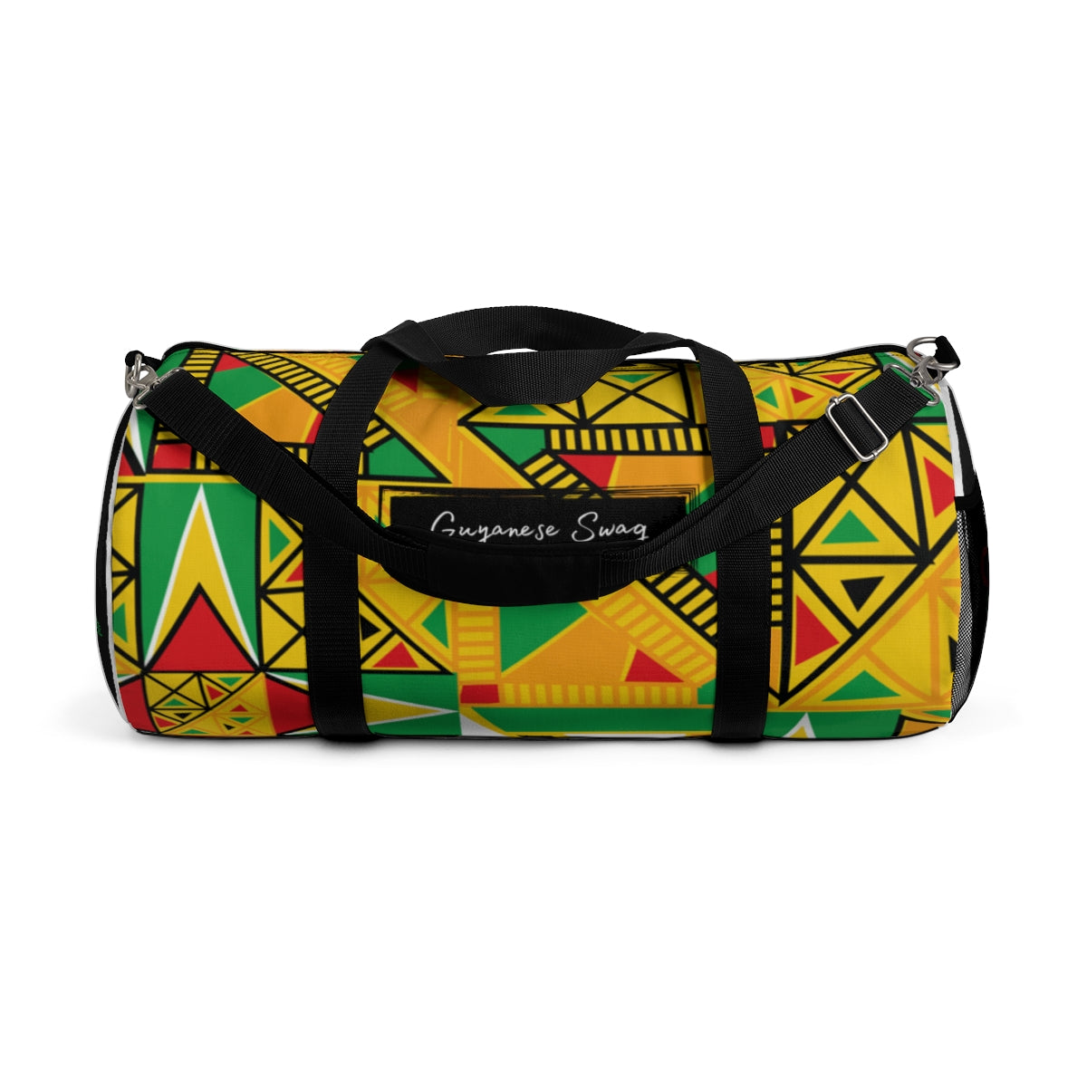 Guyanese Swag Tribal  Print Guyana Flag Duffel Bag.