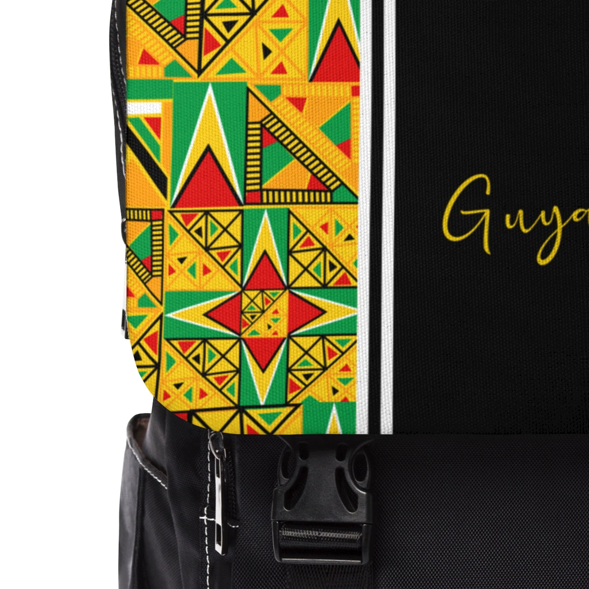 Guyanese Swag Guyana Flag Casual Shoulder Backpack.