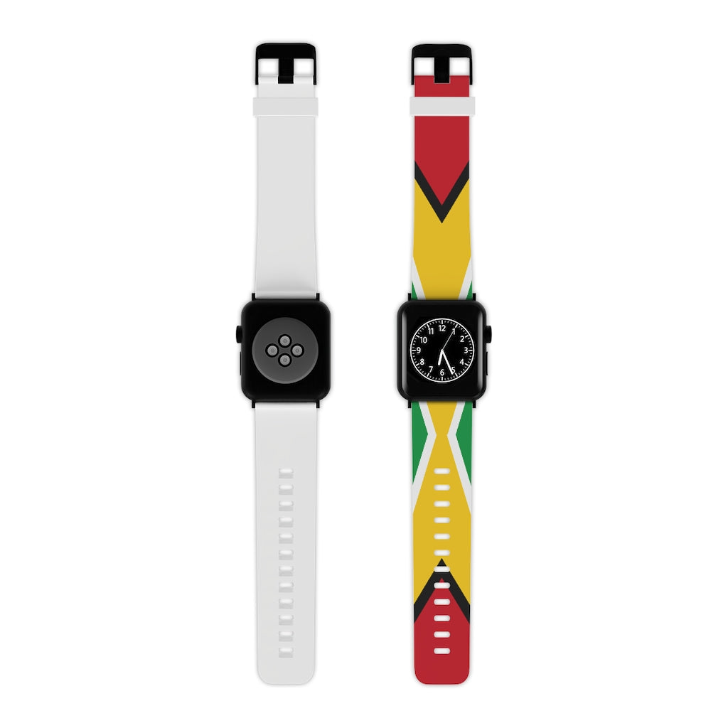 Guyana Flag Watch Band for Apple Watch