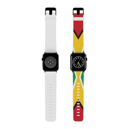 Guyana Flag Watch Band for Apple Watch