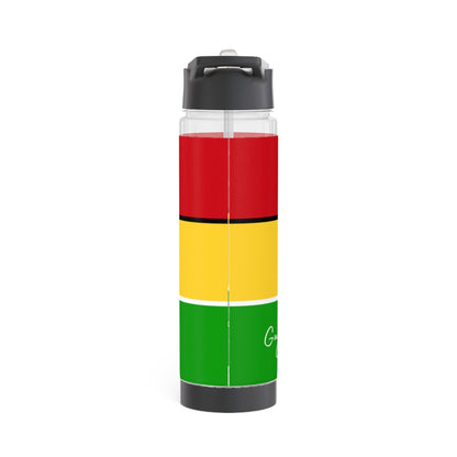 Guyanese Swag Ice, Gold & Green Infuser Water Bottle