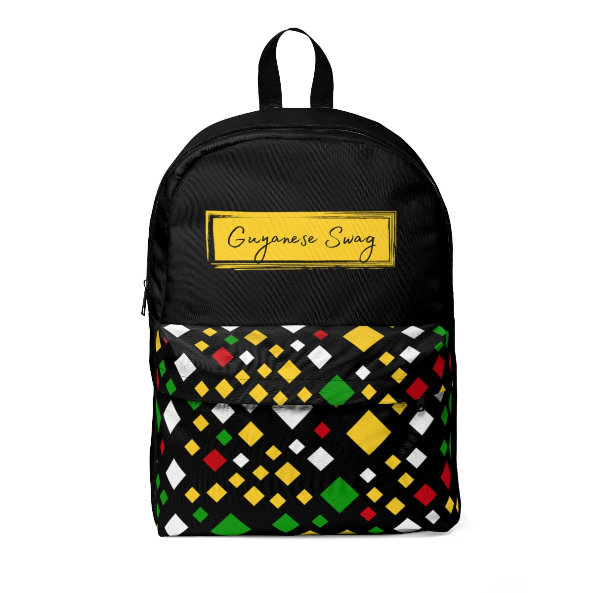 Guyanese Swag Ice Gold Green Unisex Classic Backpack.