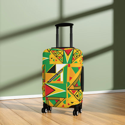 Guyanese Swag Tribal Print Luggage Cover.