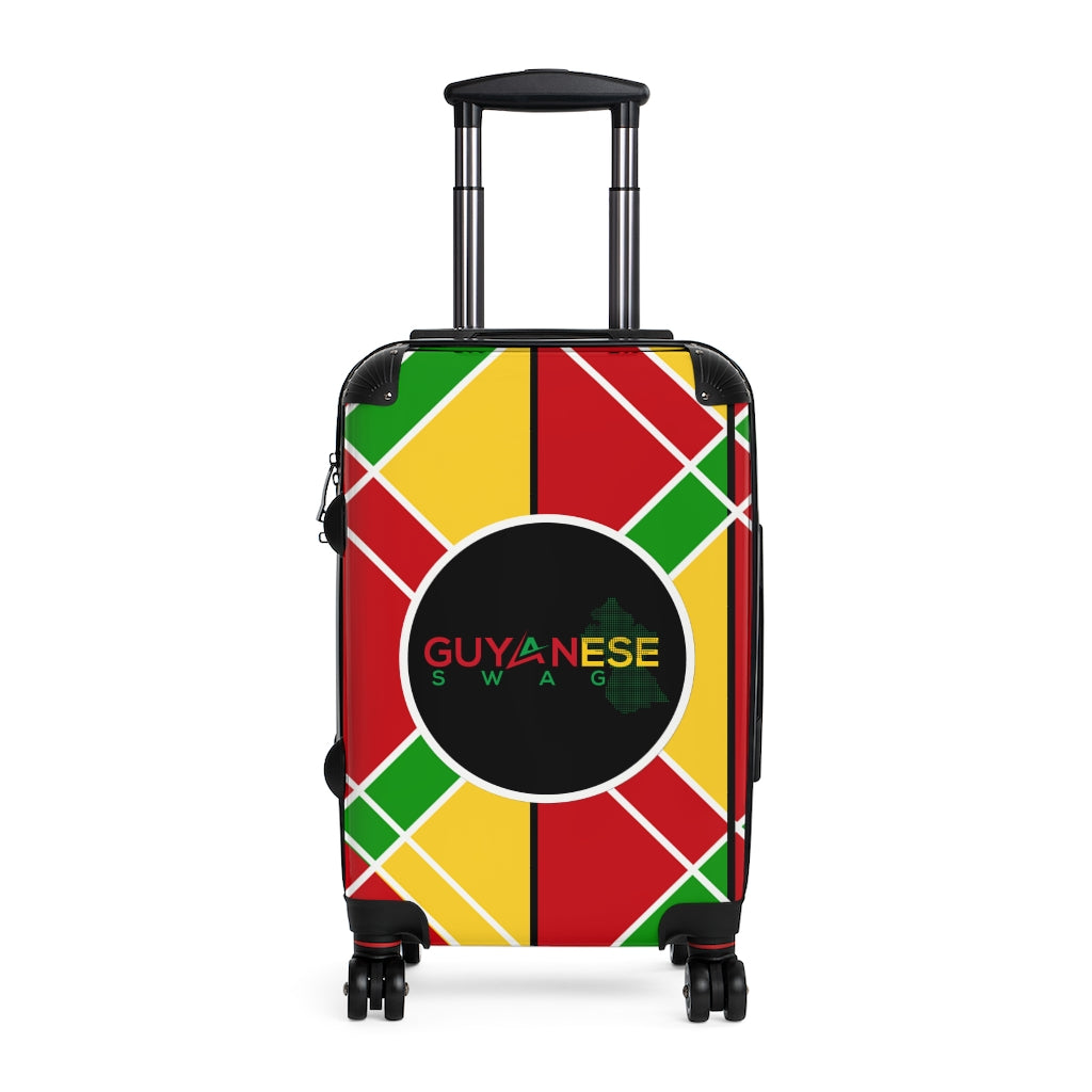 Guyanese Swag™ Plaid Cabin Suitcase.