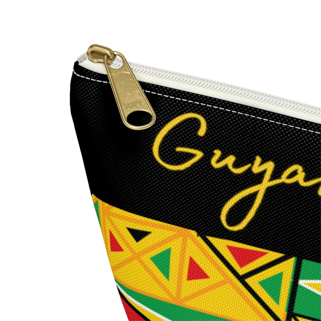 Guyanese Swag Guyana Tribal Print Accessory Pouch w T-bottom.