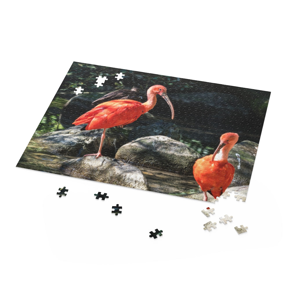 Scarlet Ibis, Guyana Wildlife Puzzle (120, 252, 500-Piece).