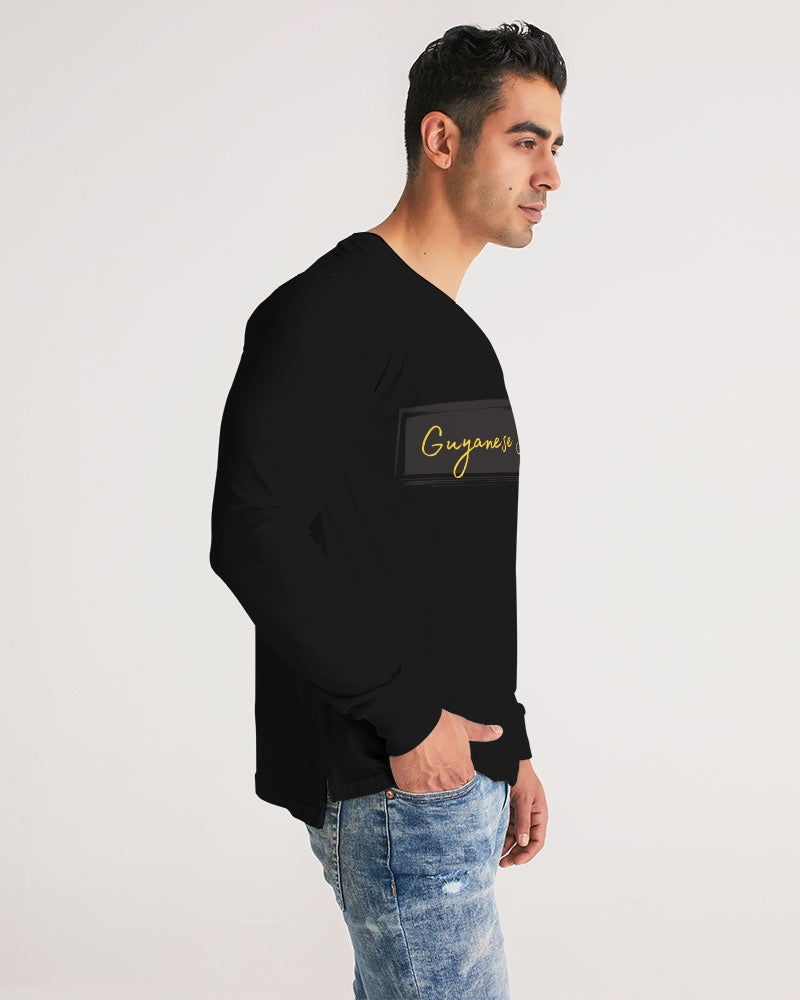 Guyanese Swag Minimalist Men's Long Sleeve Tee