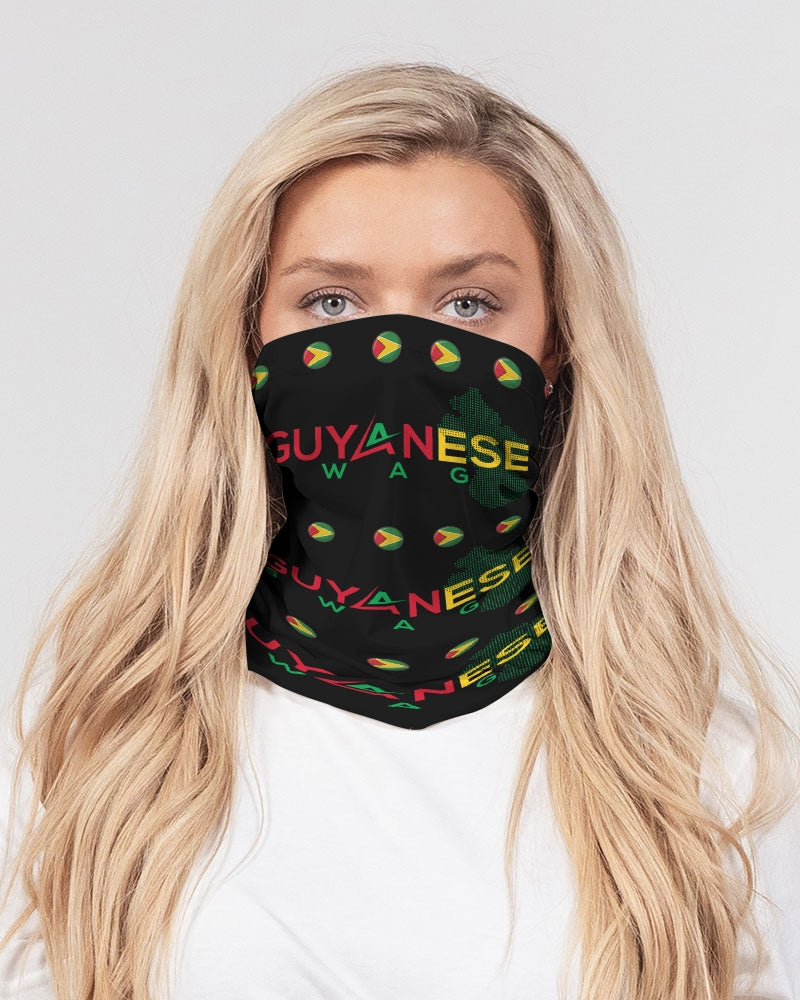 Guyanese Swag Guyana Map Logo Face Mask/Neck Gaiter Set