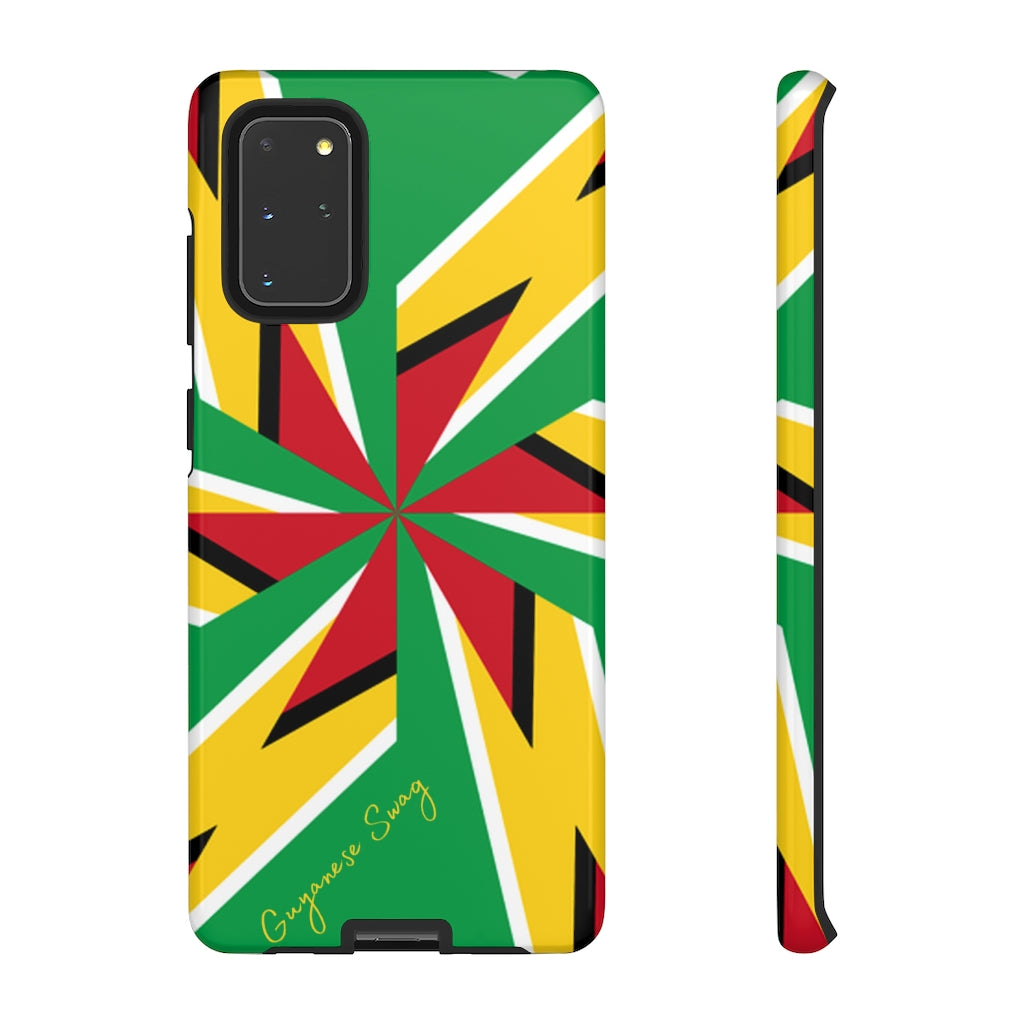 Guyanese Swag Guyana Artistic Flag Phone Tough Case.