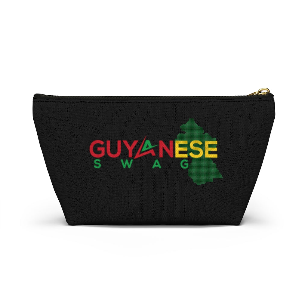 Guyanese Swag Guyana Map Accessory Pouch w T-bottom.