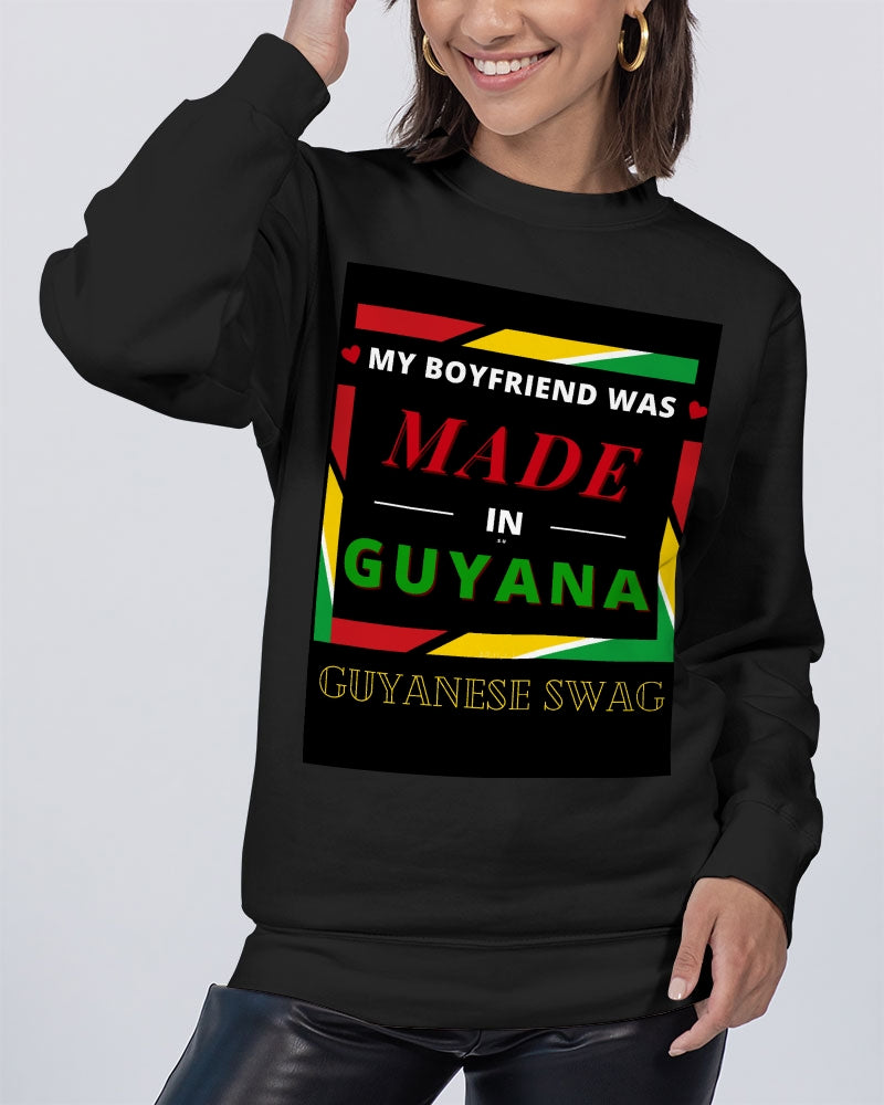 My Boyfriend Was Made in Guyana Premium Crewneck Sweatshirt | Lane Seven.
