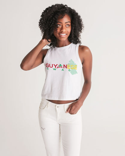 Guyanese Swag Guyana Map Women's Cropped Tank Top