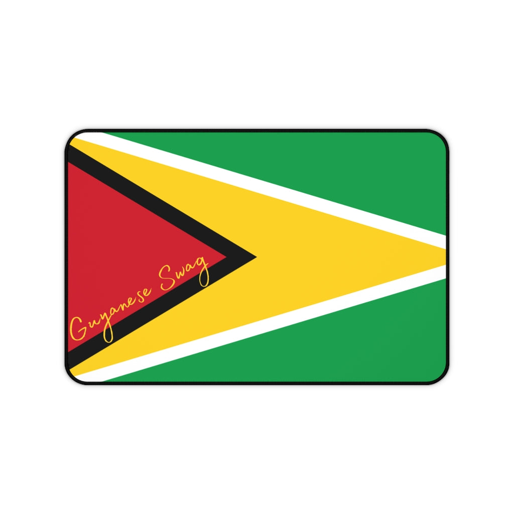 Guyana Flag Desk Mat.