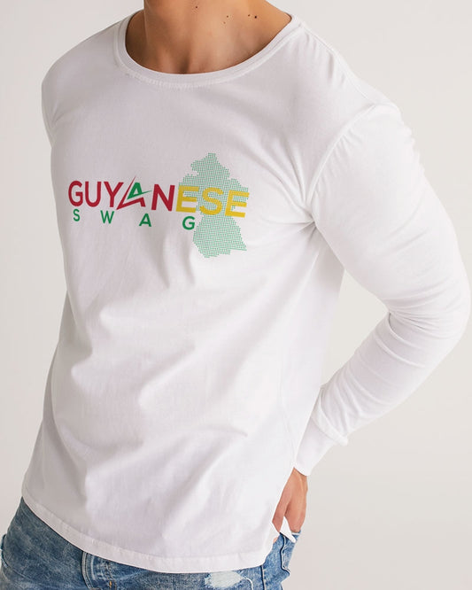 Guyanese Swag Guyana Map Logo Long Sleeve Tee
