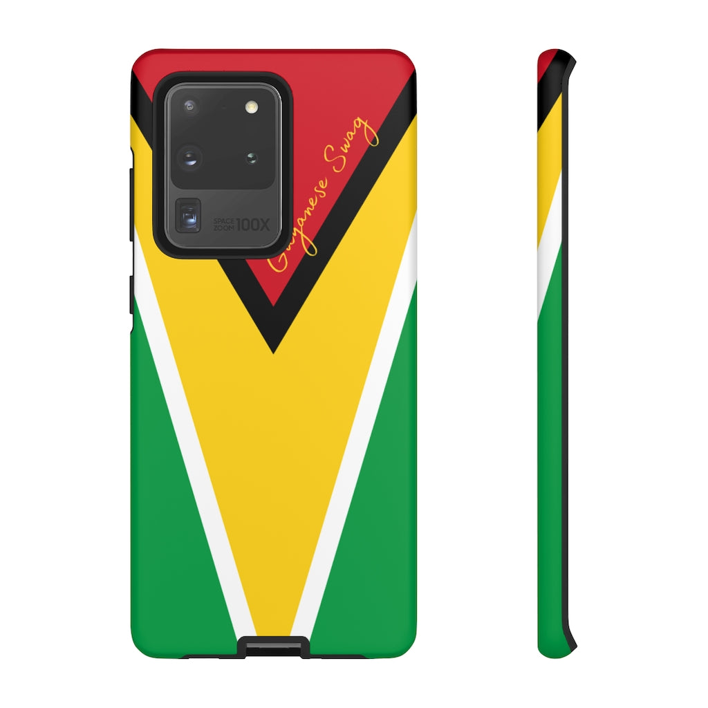 Guyanese Swag Guyana Flag Phone Tough Case.