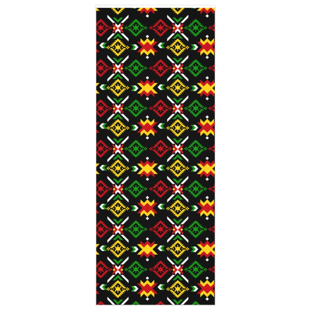 Guyanese Swag Tribal Print Gift Wrapping Paper.