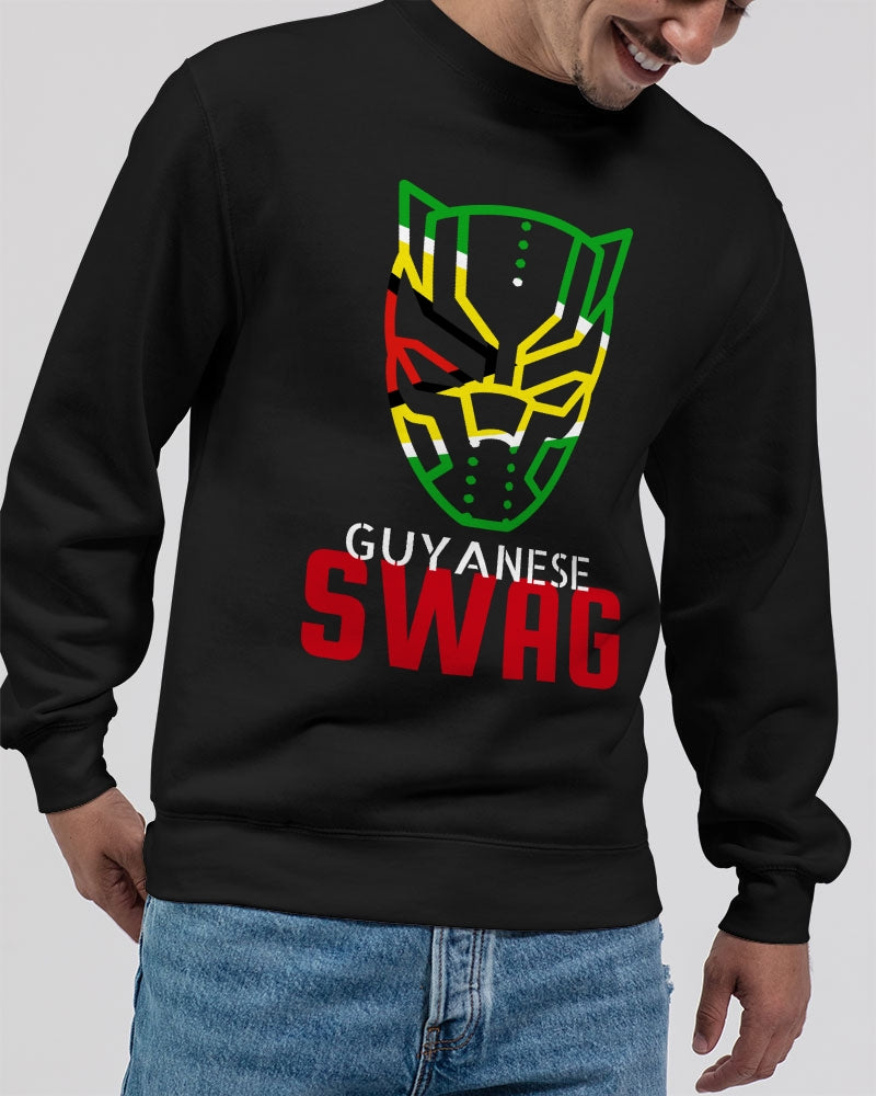Guyanese Swag Panther Long Sleeve Unisex Premium Crewneck Sweatshirt | Lane Seven