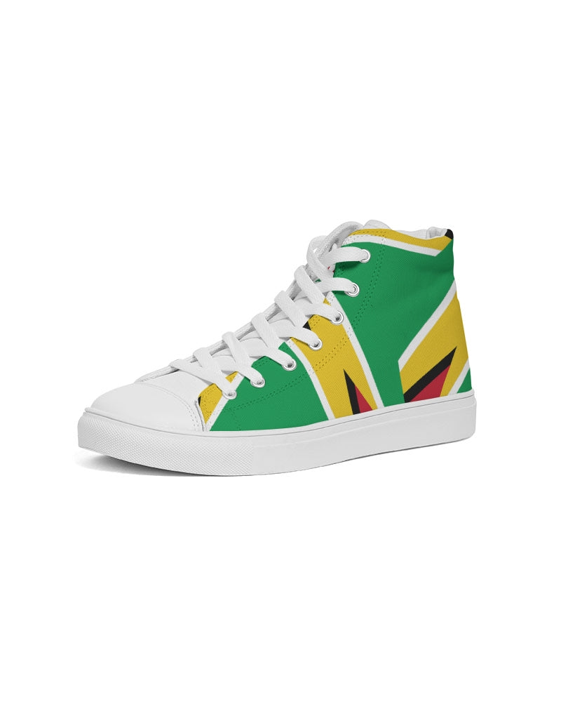 Guyanese Swag Abstract Men's High-top Canvas Sneakers